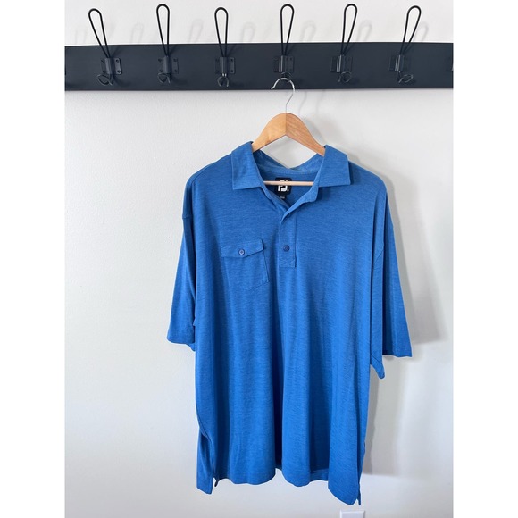 Blue FootJoy Golf Polo - Picture 1 of 4